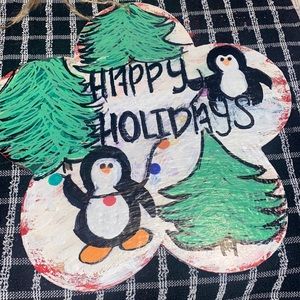 Holiday Decor Hand Painted Sign Holiday Season